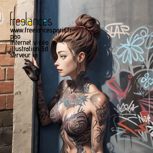 Pao mise en page internet vidéo illustration 3d serveur IA générative AI freelance paris studio de création magazines Y4Q2UD20